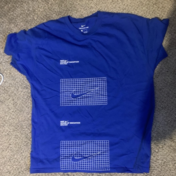 Nike Grid Tee – House of Innovation Graphic T-Shirt Men’s Large Blue - Picture 1 of 2